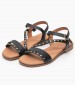 Γυναικεία Flats 3079 Μαύρο Δέρμα Eva Frutos