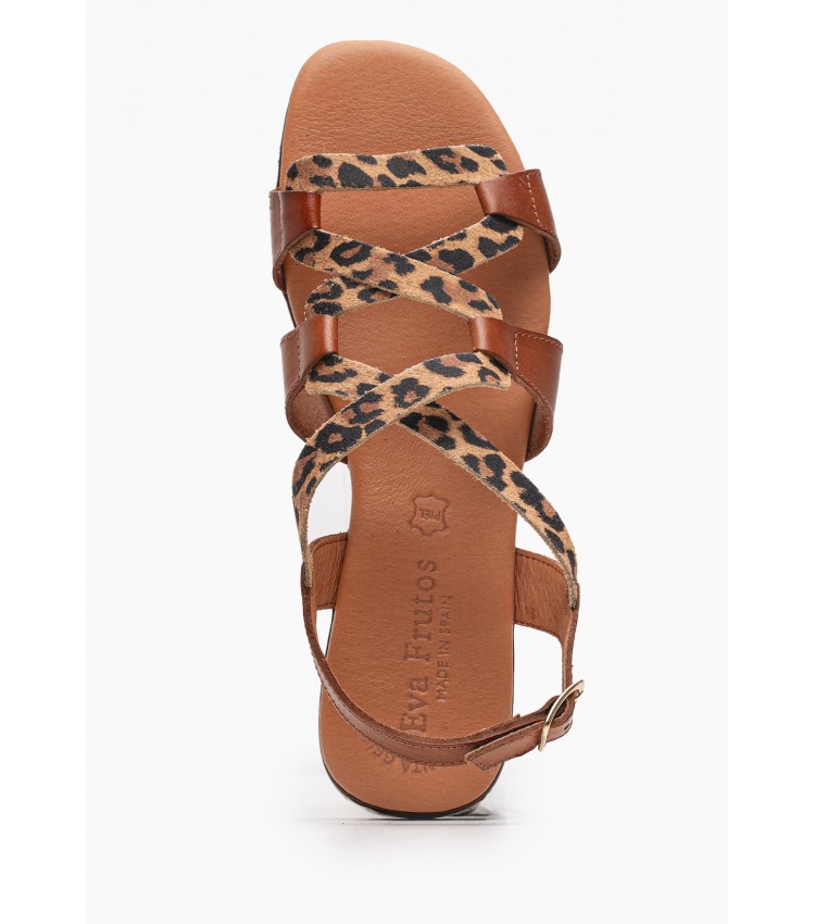 Γυναικεία Flats 3080 Leopard Δέρμα Eva Frutos