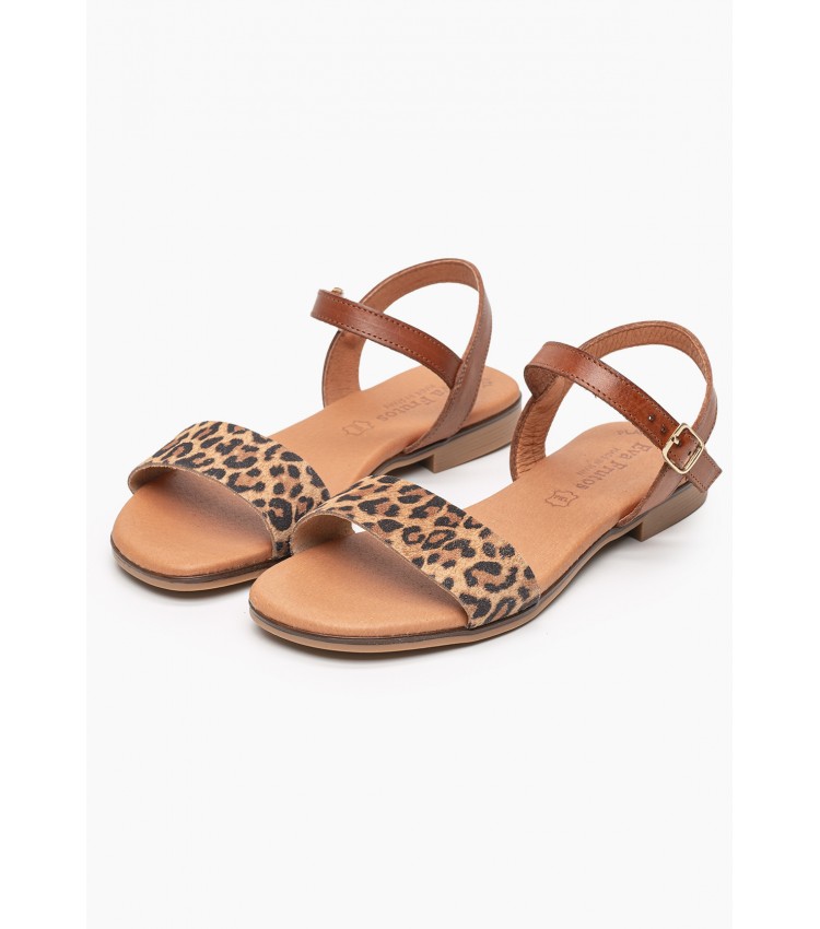 Γυναικεία Flats 3090 Leopard Δέρμα Eva Frutos