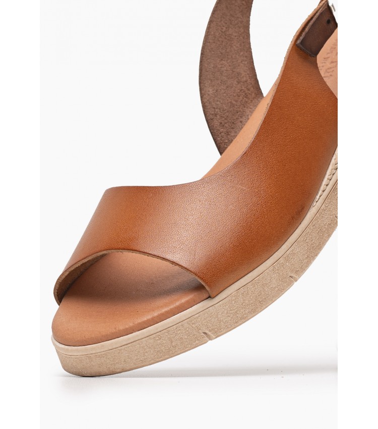 Women Platforms Low 5205 Tabba Leather Eva Frutos