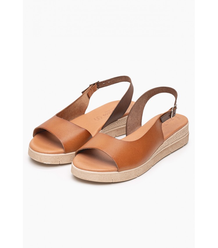 Women Platforms Low 5205 Tabba Leather Eva Frutos