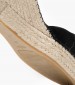 Women Espadrilles 13000SRTI Black Buckskin Vidorreta