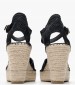 Women Espadrilles 13000SRTI Black Buckskin Vidorreta