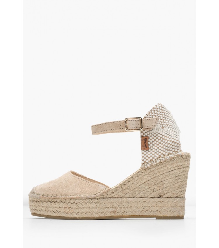 Women Espadrilles 13000SRTI Beige Buckskin Vidorreta