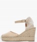 Women Espadrilles 13000SRTI Beige Buckskin Vidorreta