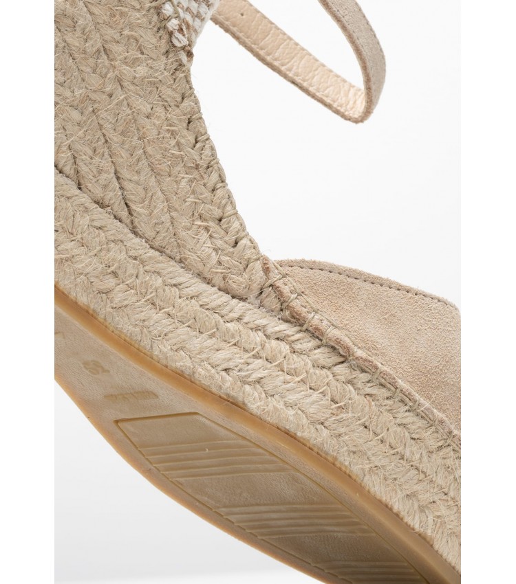 Women Espadrilles 13000SRTI Beige Buckskin Vidorreta