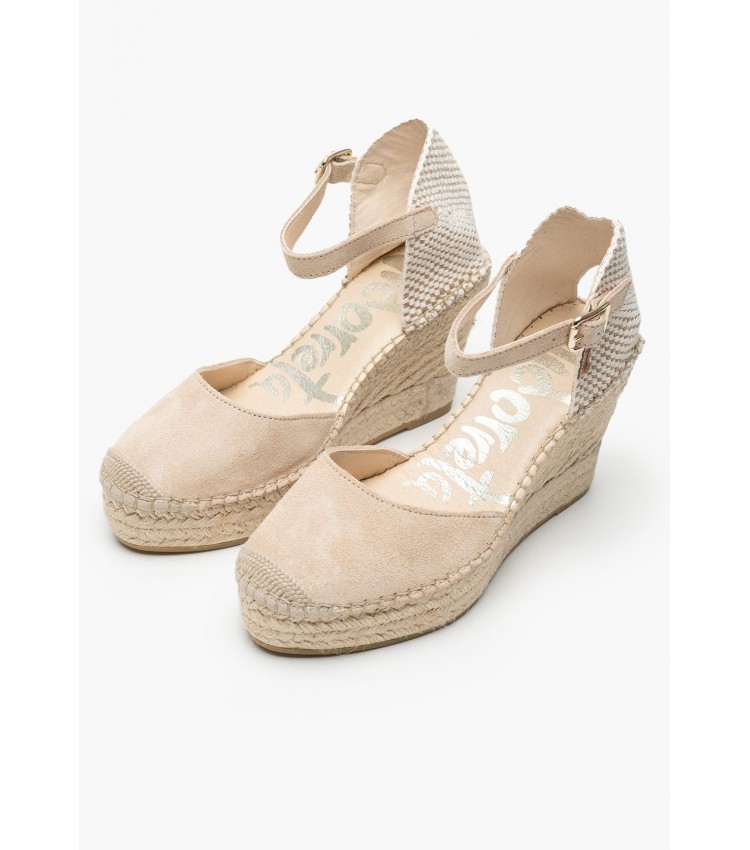 Women Espadrilles 13000SRTI Beige Buckskin Vidorreta