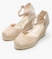 Women Espadrilles 13000SRTI Beige Buckskin Vidorreta