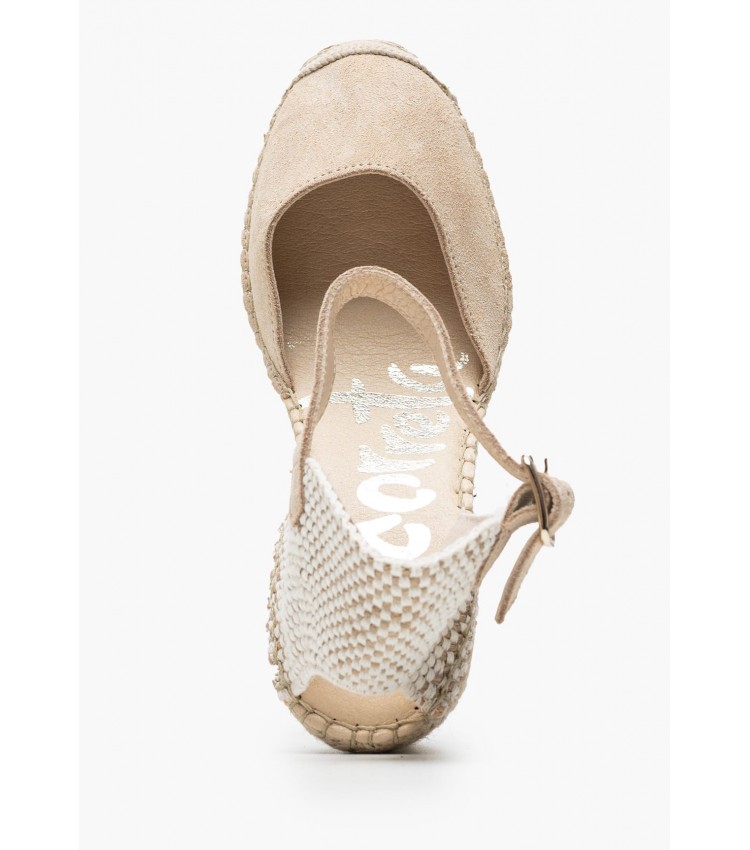 Women Espadrilles 13000SRTI Beige Buckskin Vidorreta