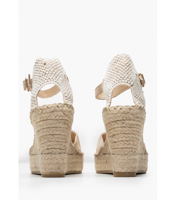 Women Espadrilles 13000SRTI Beige Buckskin Vidorreta