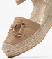 Women Espadrilles 6941NATI Beige Leather Vidorreta