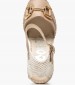 Women Espadrilles 6941NATI Beige Leather Vidorreta