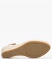 Women Espadrilles 6941NATI Beige Leather Vidorreta