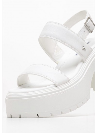 Women Sandals 2450.916112L White Leather Mortoglou