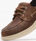 Men Sailing shoes Charlestown Brown Oily Leather Sebago