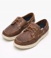 Men Sailing shoes Charlestown Brown Oily Leather Sebago