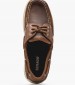 Men Sailing shoes Charlestown Brown Oily Leather Sebago