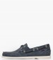 Men Sailing shoes Docksides.Nbk Blue Nubuck Leather Sebago