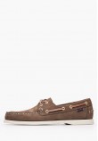 Men Sailing shoes Docksides.Nbk Brown Nubuck Leather Sebago