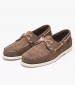 Men Sailing shoes Docksides.Nbk Brown Nubuck Leather Sebago