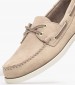 Men Sailing shoes Docksides.Nbk Beige Nubuck Leather Sebago