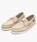 Men Sailing shoes Docksides.Nbk Beige Nubuck Leather Sebago