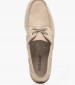 Men Sailing shoes Docksides.Nbk Beige Nubuck Leather Sebago