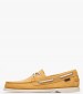 Men Sailing shoes Docksides.Nbk Yellow Nubuck Leather Sebago