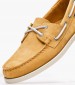 Men Sailing shoes Docksides.Nbk Yellow Nubuck Leather Sebago