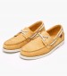 Men Sailing shoes Docksides.Nbk Yellow Nubuck Leather Sebago