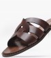 Women Flats 04.035 Brown Leather MAKIS KOTRIS