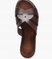 Women Flats 04.035 Brown Leather MAKIS KOTRIS