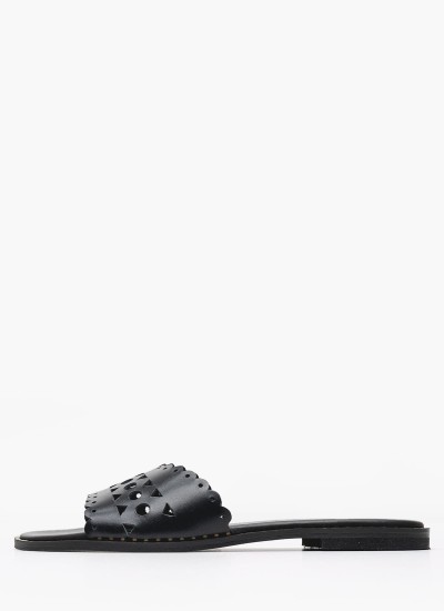 Women Flats Sfb.Arizona Black ECOleather Birkenstock