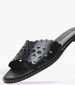 Women Flats 04.902X Black Leather MAKIS KOTRIS