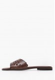 Women Flats 04.902X Brown Leather MAKIS KOTRIS