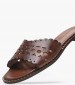 Women Flats 04.902X Brown Leather MAKIS KOTRIS