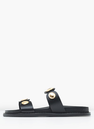 Women Flats Sfb.Arizona Black ECOleather Birkenstock