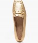 Women Moccasins K.001 Gold Leather MAKIS KOTRIS