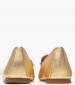 Women Moccasins K.001 Gold Leather MAKIS KOTRIS