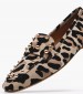 Women Moccasins K.001 Leopard Leather MAKIS KOTRIS