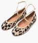 Women Moccasins W19.065 Leopard Buckskin MAKIS KOTRIS