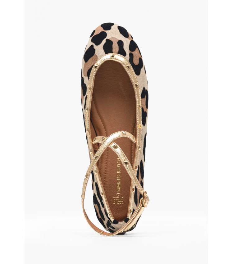 Women Moccasins W19.065 Leopard Buckskin MAKIS KOTRIS