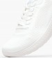 Women Casual Shoes 117209 White Fabric Skechers