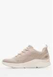 Women Casual Shoes 117561 Taupe Fabric Skechers