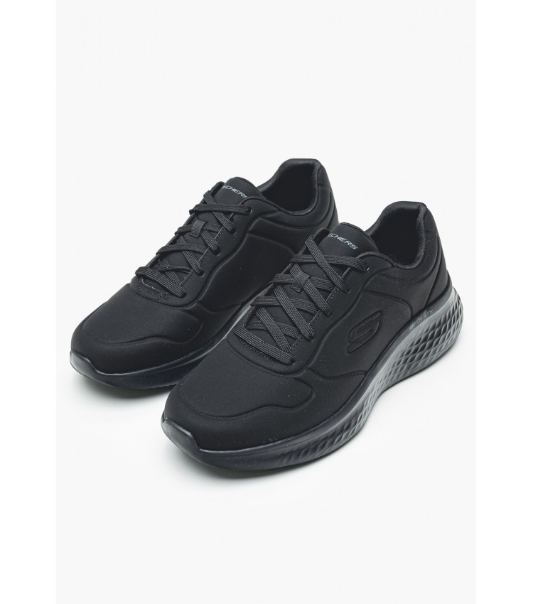 Men Casual Shoes 232499 Black ECOleather Skechers