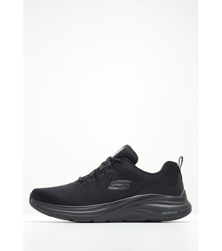 Ανδρικά Παπούτσια Casual 232625 Μαύρο Ύφασμα Skechers