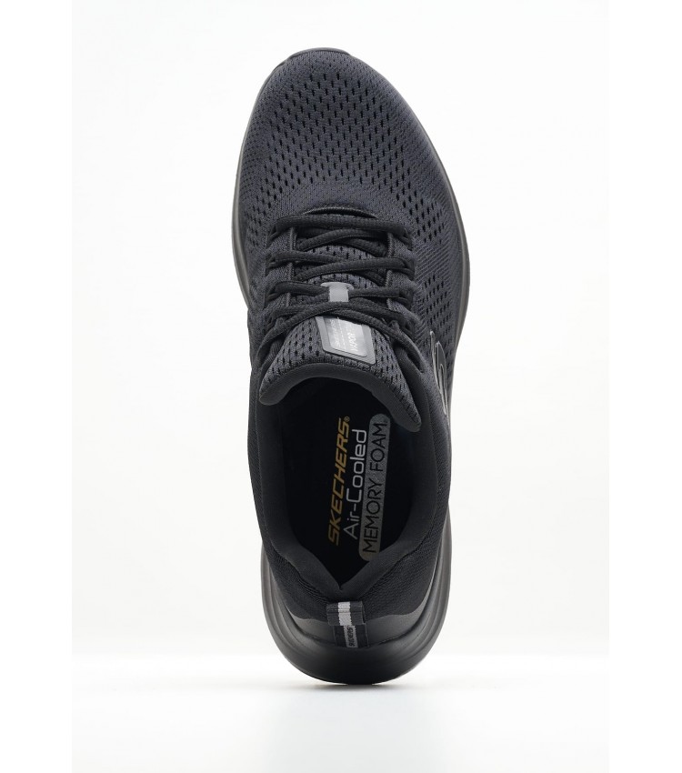 Men Casual Shoes 232625 Black Fabric Skechers