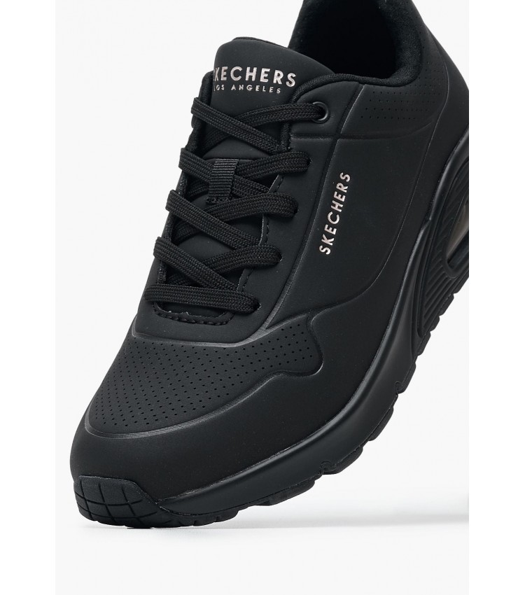 Γυναικεία Παπούτσια Casual 73690 Μαύρο ECOleather Skechers