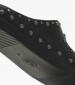 Women Platforms Low Ultra Black Leather Ash