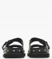 Women Platforms Low Ultra Black Leather Ash